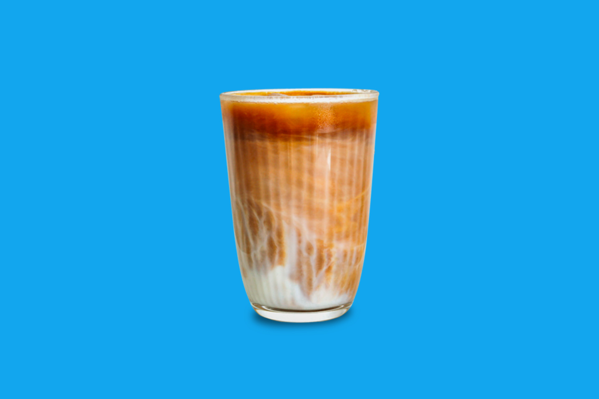 Ice milk coffee
