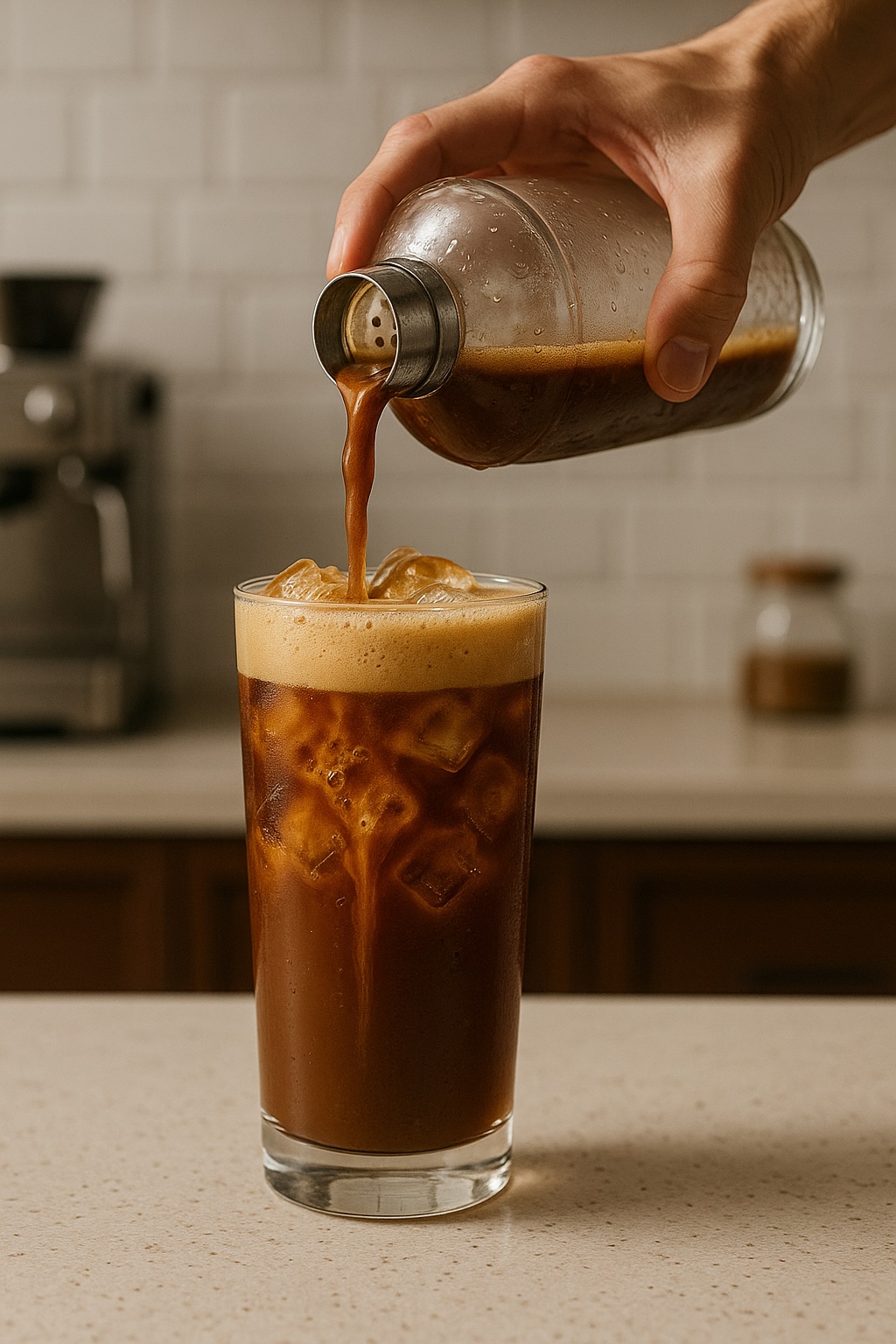 Tonic iced coffee