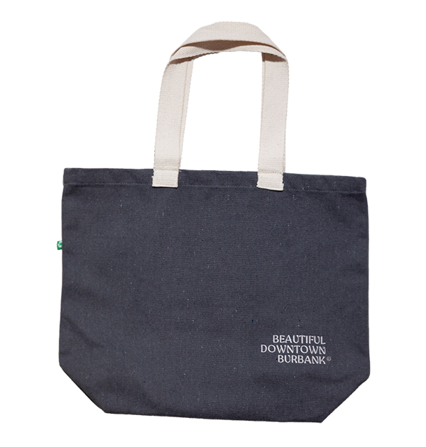 Beautiful Downtown Burbank® Charcoal Recycled Shopping Tote
