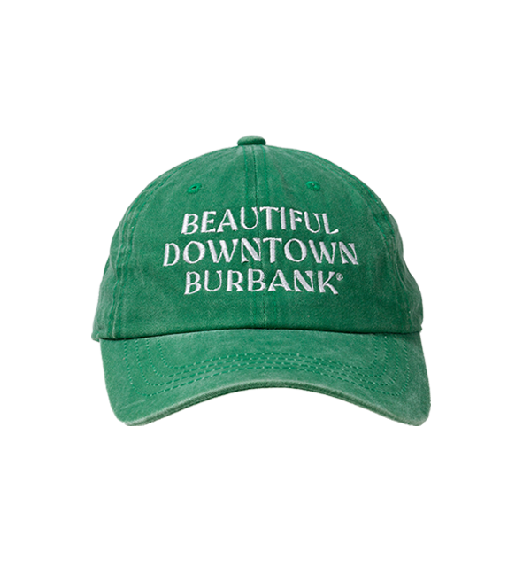 Dad-Cap-GRN-CLP Beautiful Downtown Burbank® Green Cap